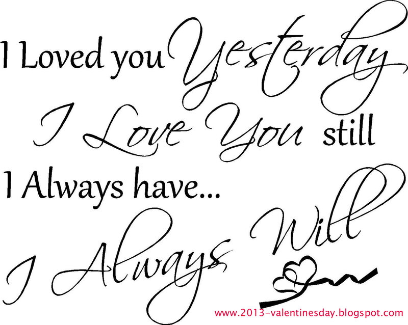 Text with Heart Symbol — Black, Romantic