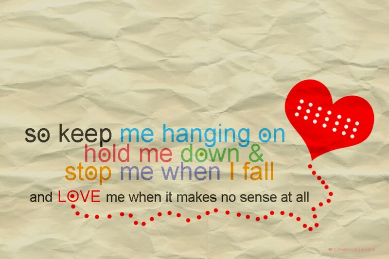 Text with Heart Symbol — Red