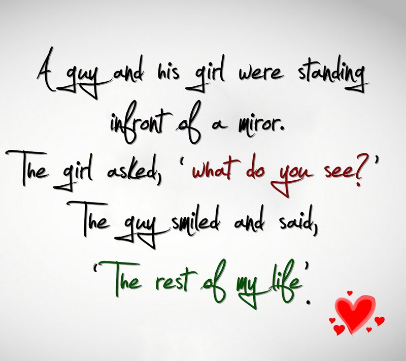 Text with Heart Symbols — White