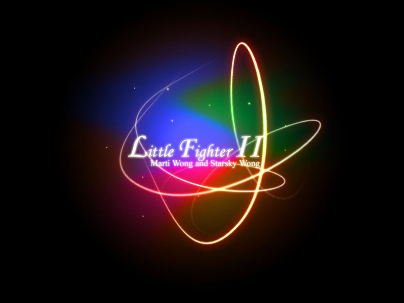 Text with Light Trails — Blue