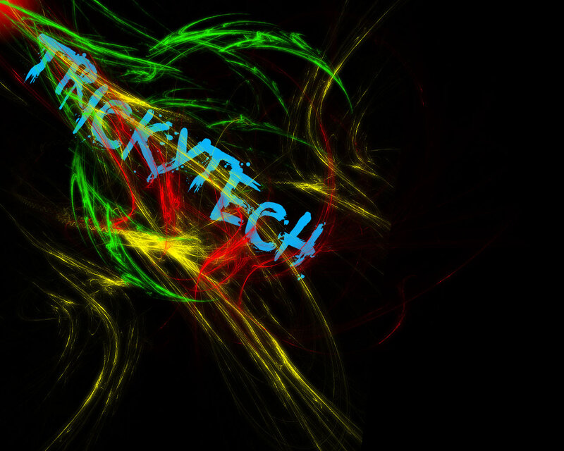 Text with Light Trails