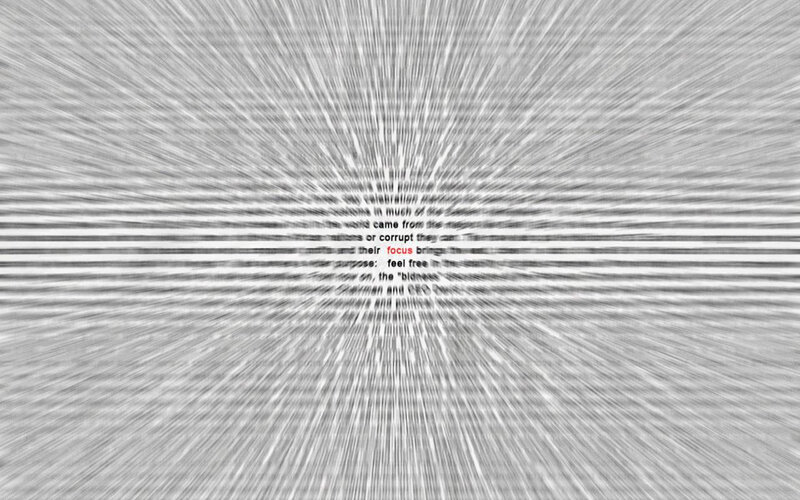 text with motion blur effect