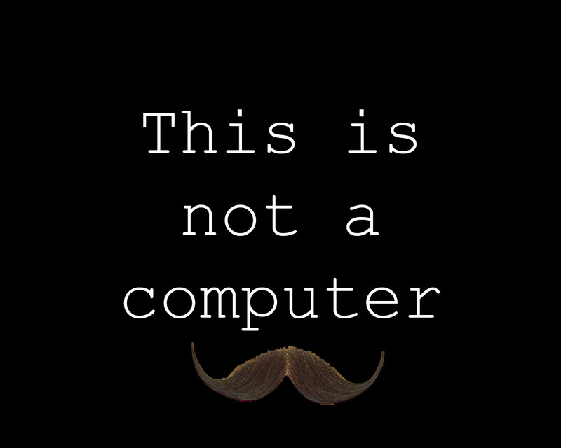 text with mustache image