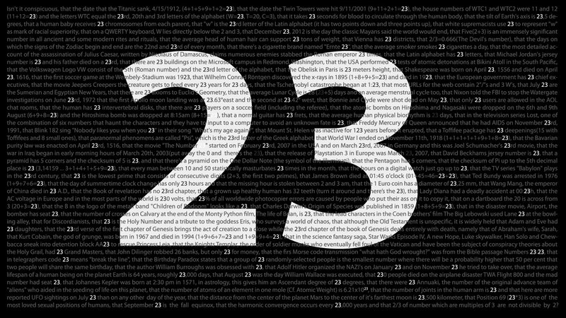 text with number 23