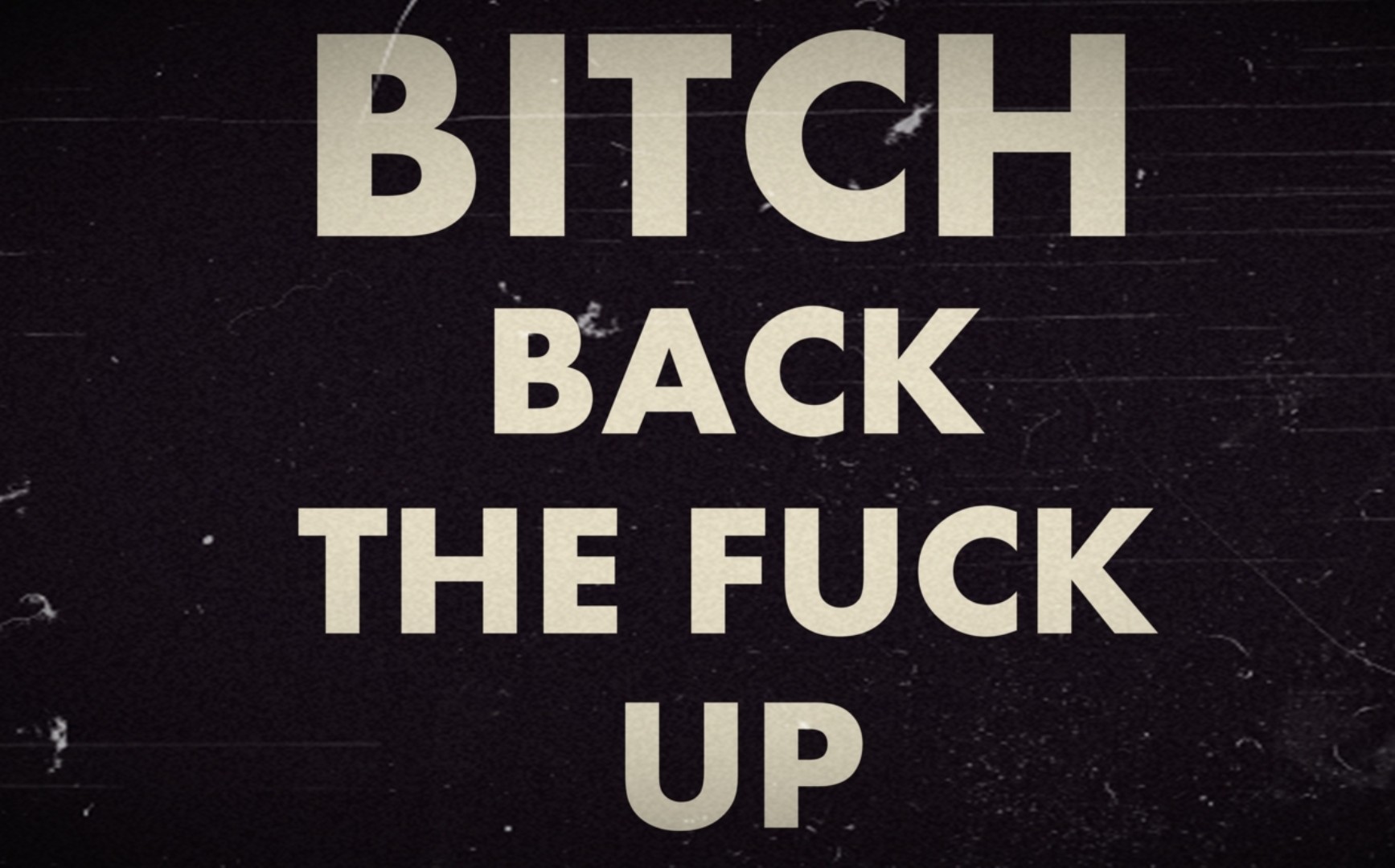 text with profanity