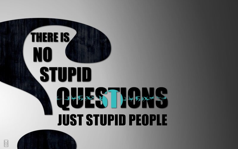 Text with Question Mark