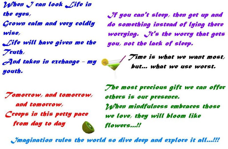 Text with Quotes — Blue