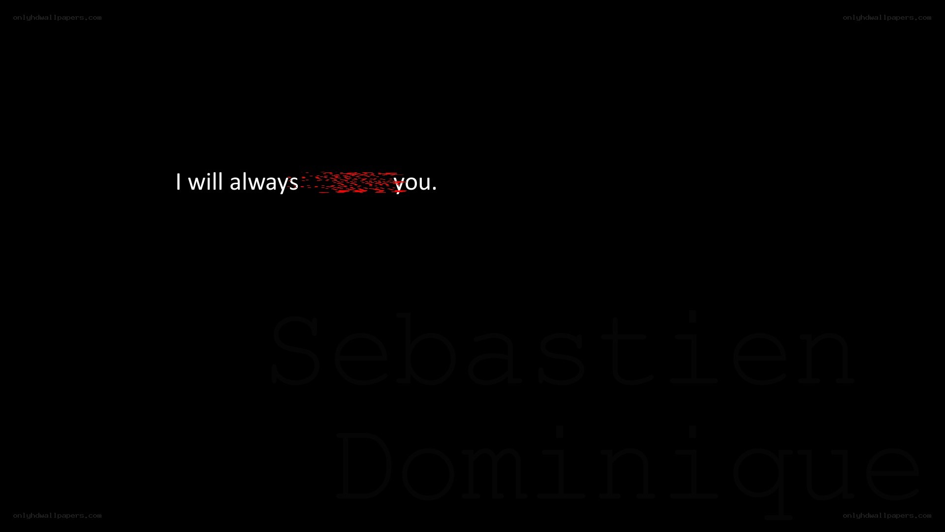 text with red scribble