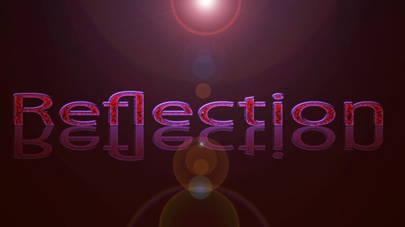 Text with Reflection