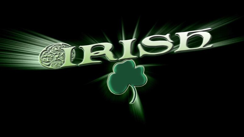 Text with Shamrock