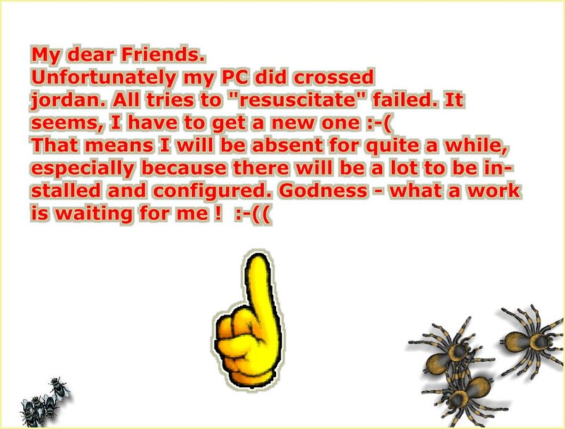 Text with Spiders and Hand