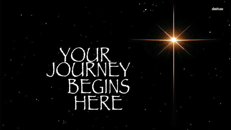 Text with Star and Cross