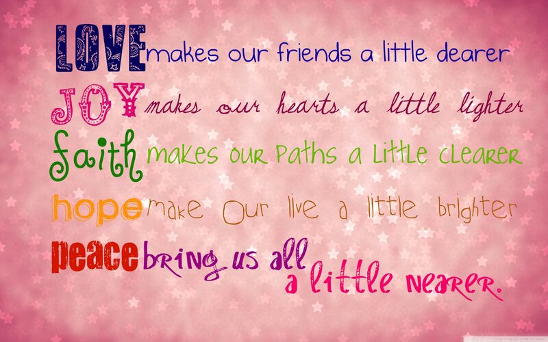 Text with Stars Background — Pink