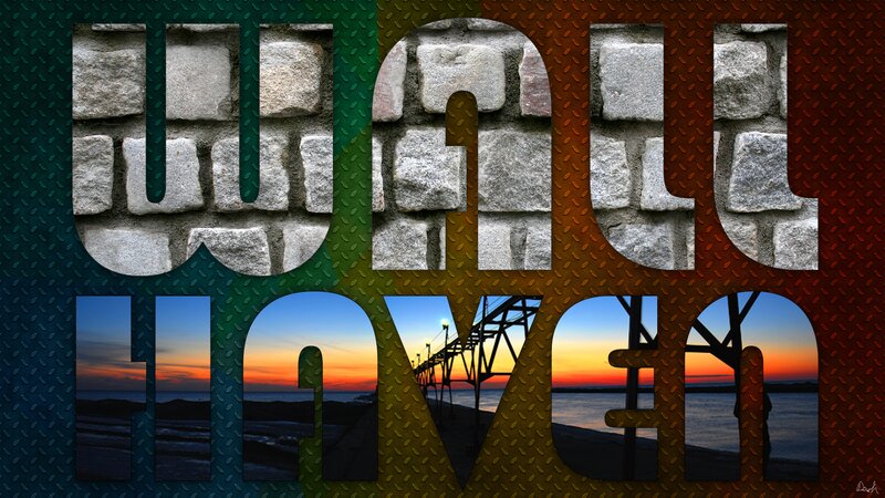 Text with Sunset View