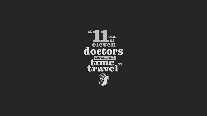 Text with TARDIS Icon