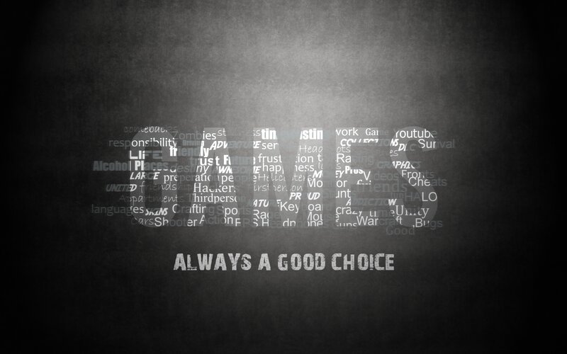 Text Word Cloud — Black, Neutral