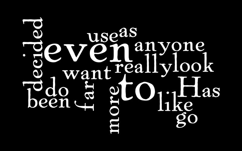 text word cloud
