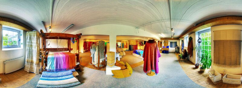 Textile workshop interior