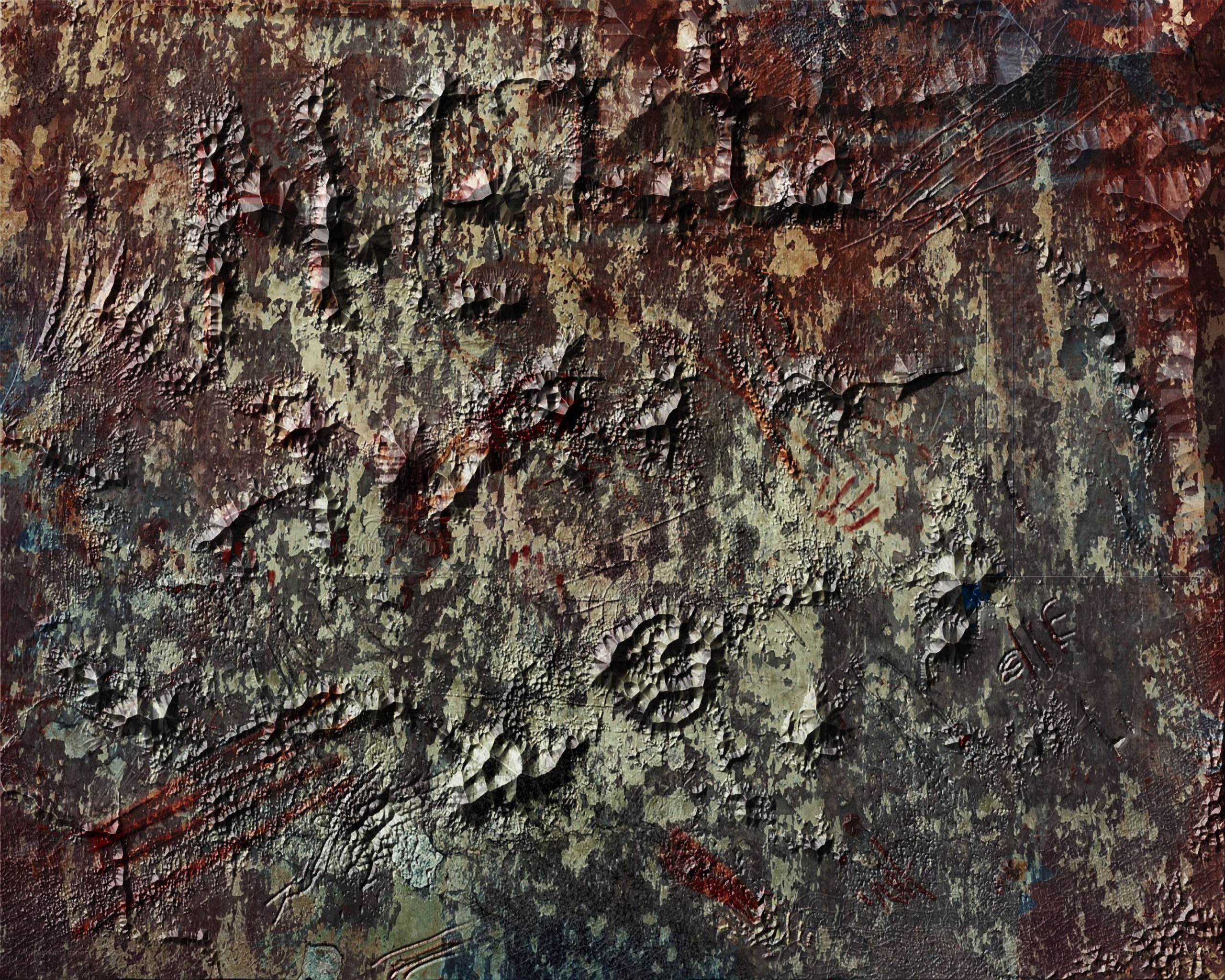 textured abstract painting
