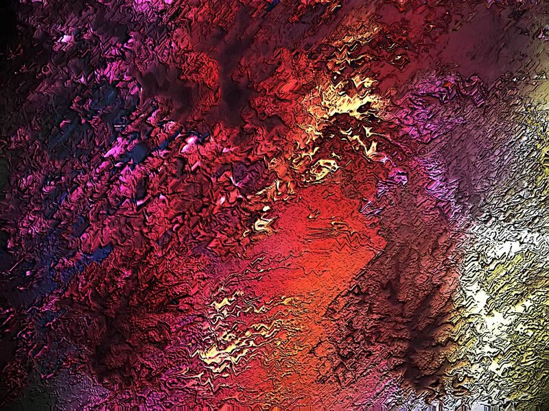 Textured Abstract Pattern — Red, Intense