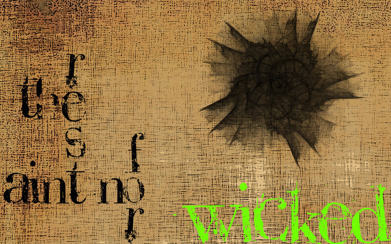 textured background with green text