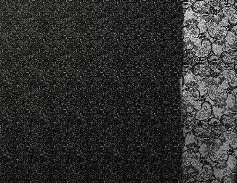 textured black and patterned fabric