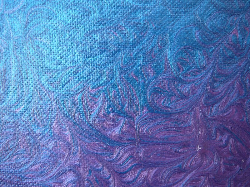 textured blue and purple surface