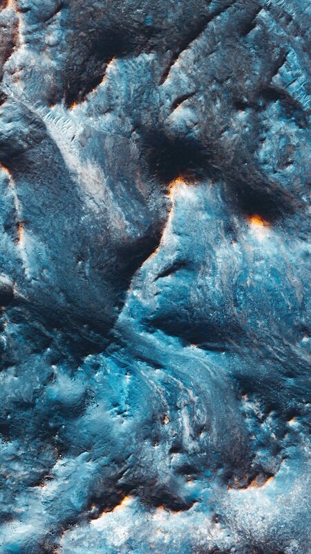 Textured Blue Rock Surface