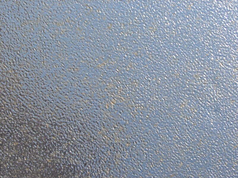 textured blue surface