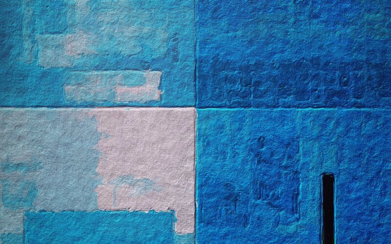 Textured Blue Wall