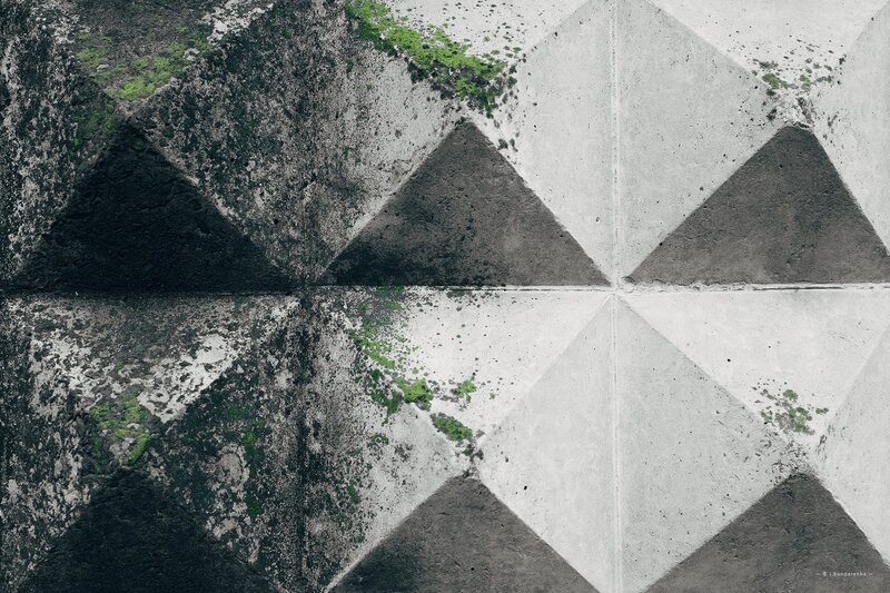Textured Concrete Wall — Gray