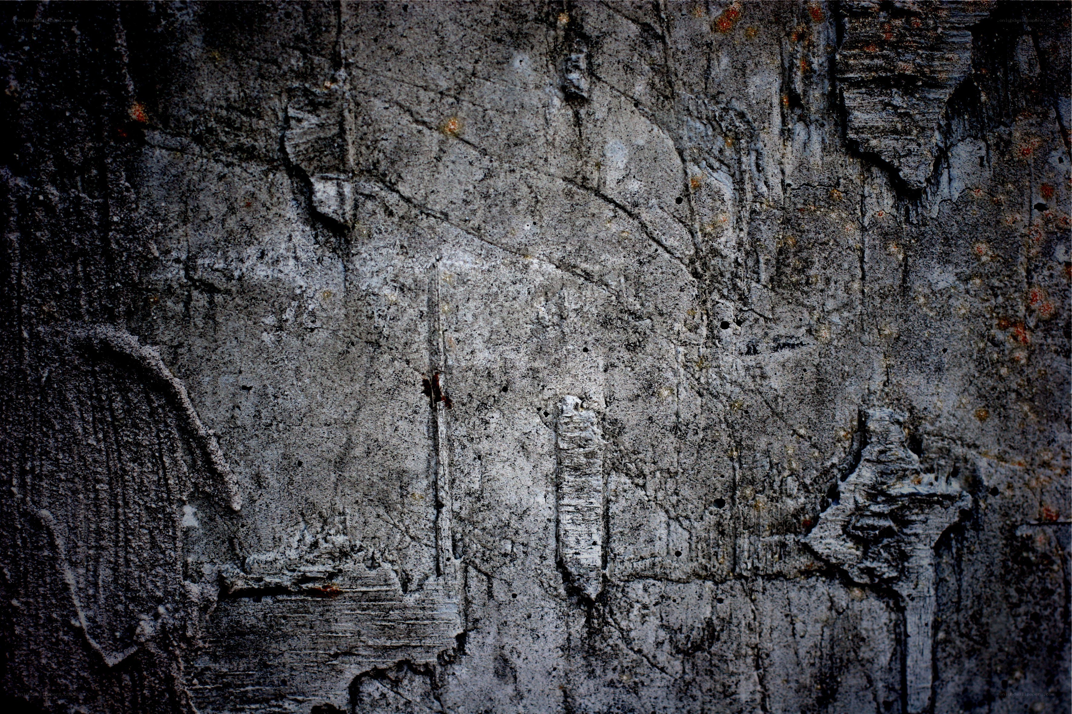 textured concrete wall surface