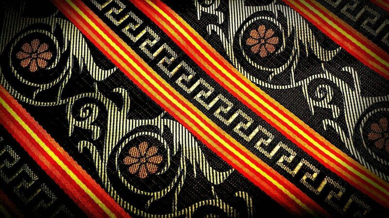 Textured Fabric Pattern — Black, Dramatic