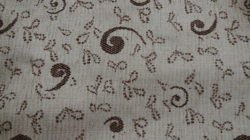 textured fabric with swirl pattern