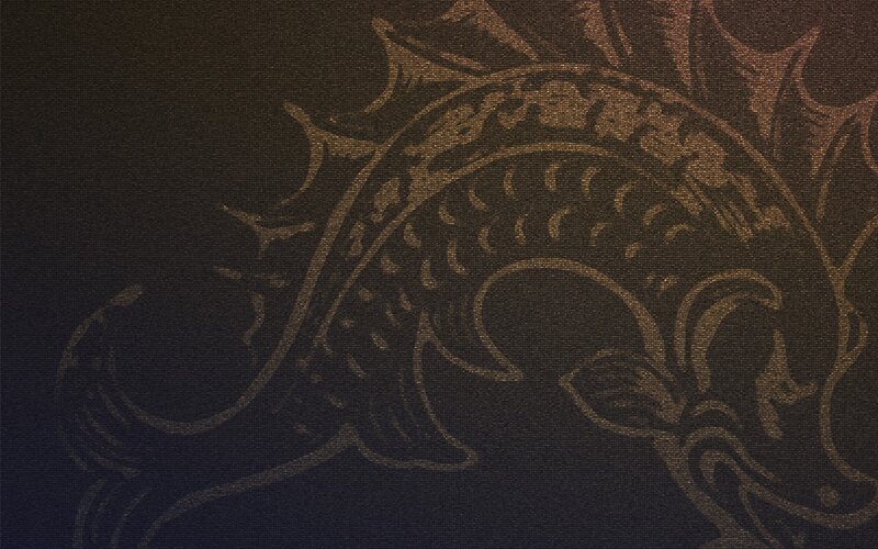 textured fish pattern
