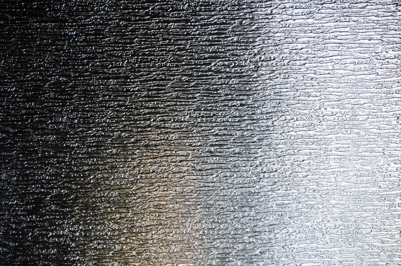 textured glass surface
