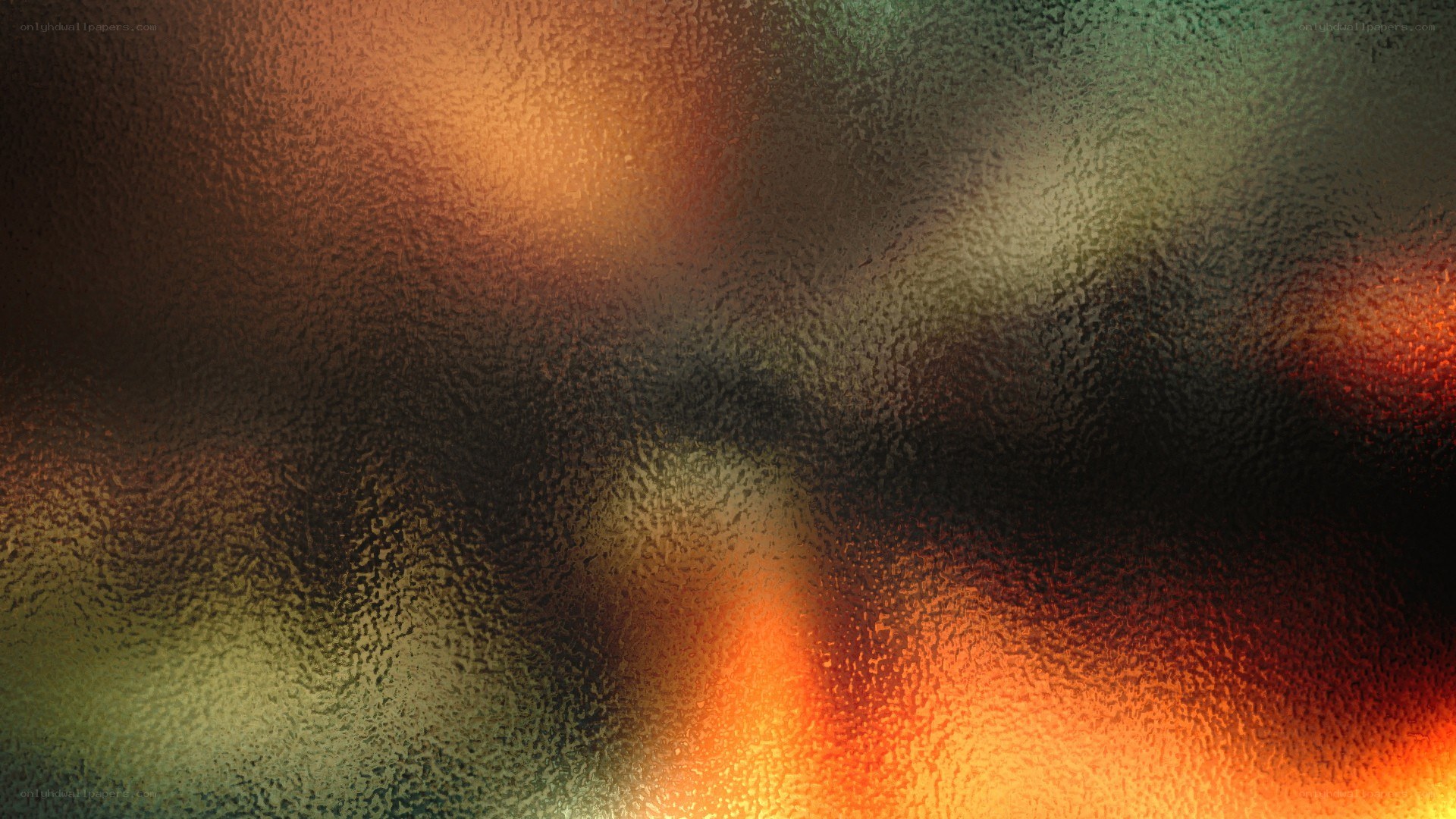 textured glass with warm light