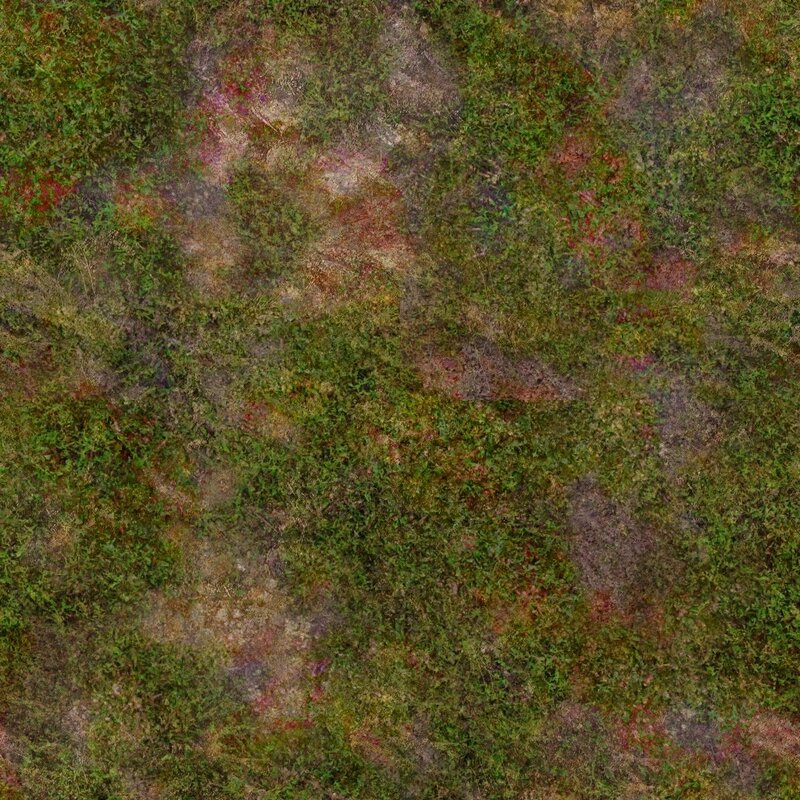 textured green ground surface