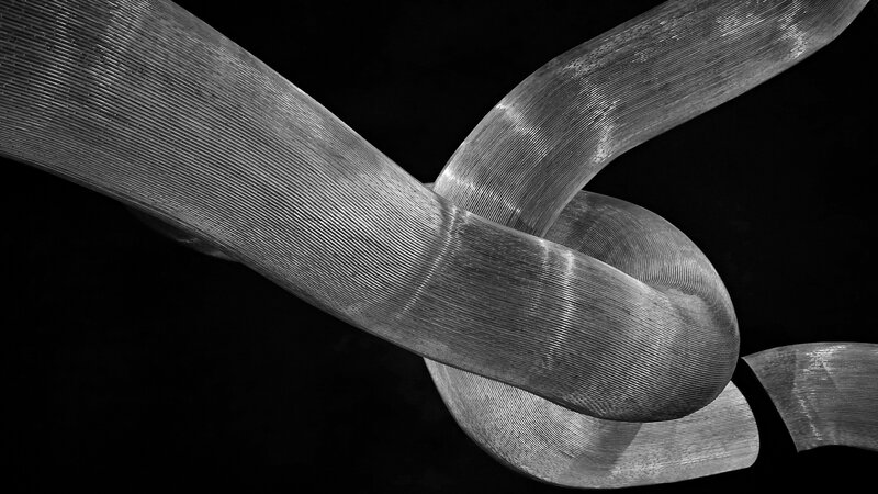 Textured Metal Sculpture
