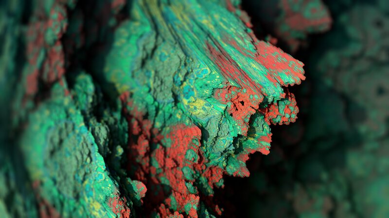 Textured Mineral Formation