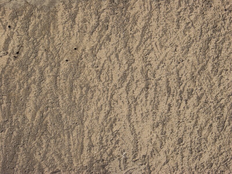 textured mud surface