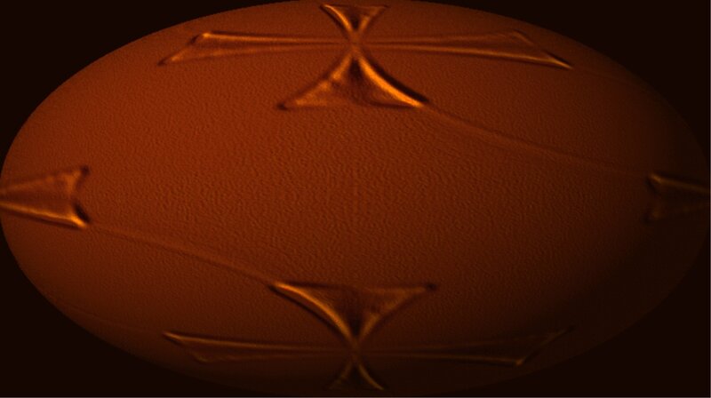 Textured Orange Sphere