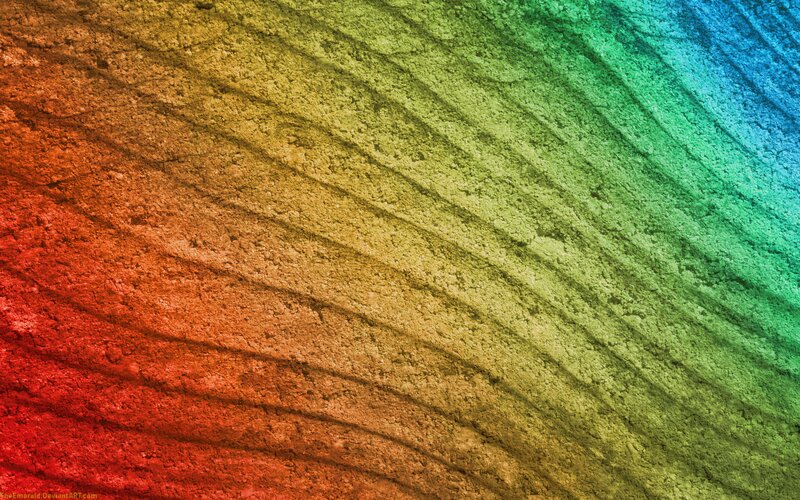 Textured Rainbow Surface