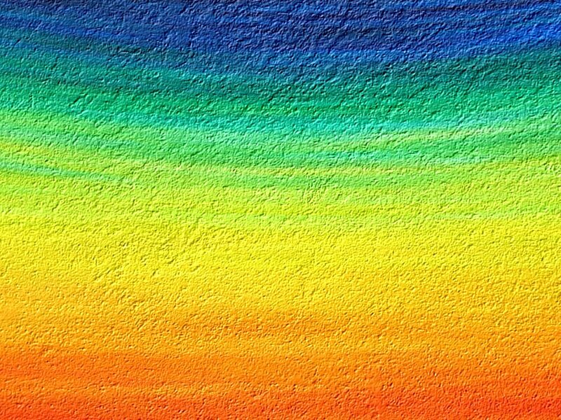 Textured Rainbow Wall