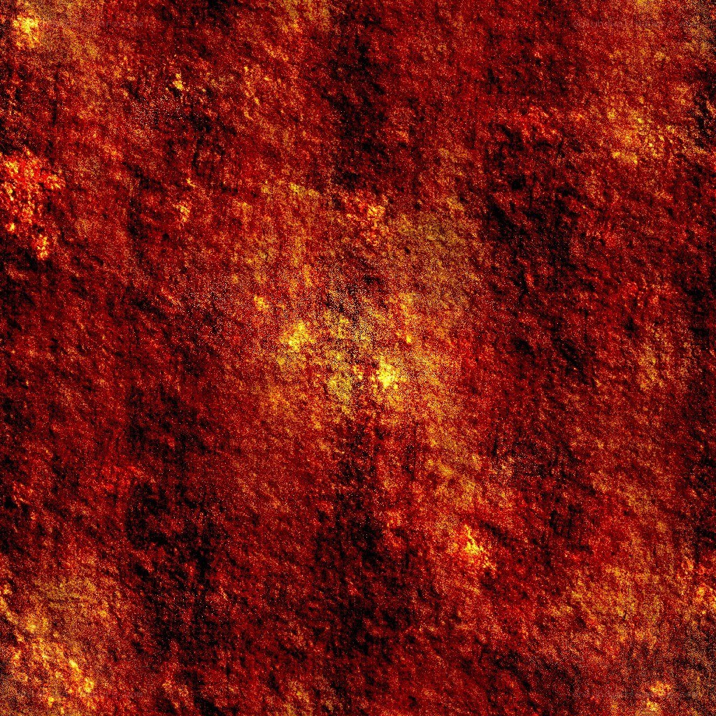textured red and orange surface