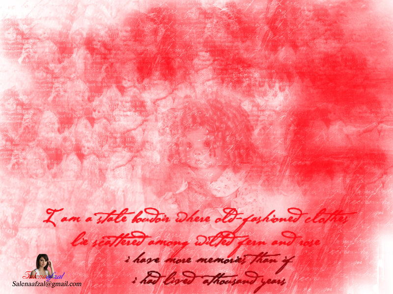 Textured red background with quote