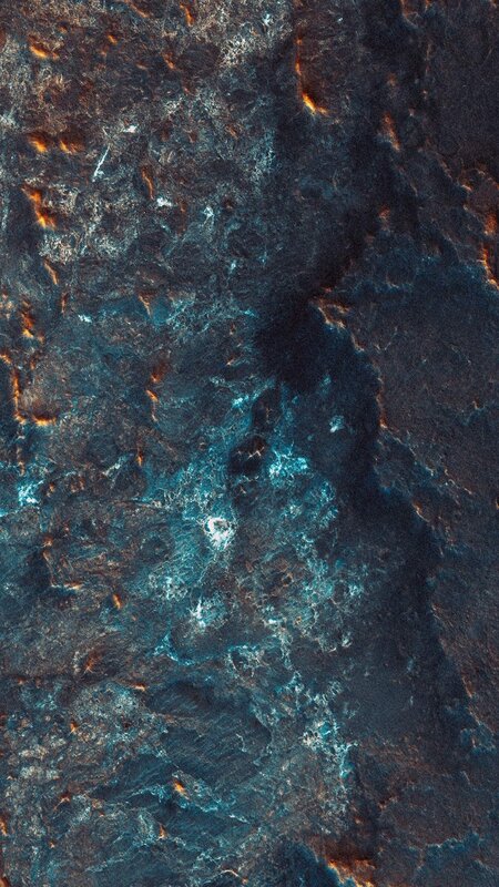 Textured Rock Surface — Blue