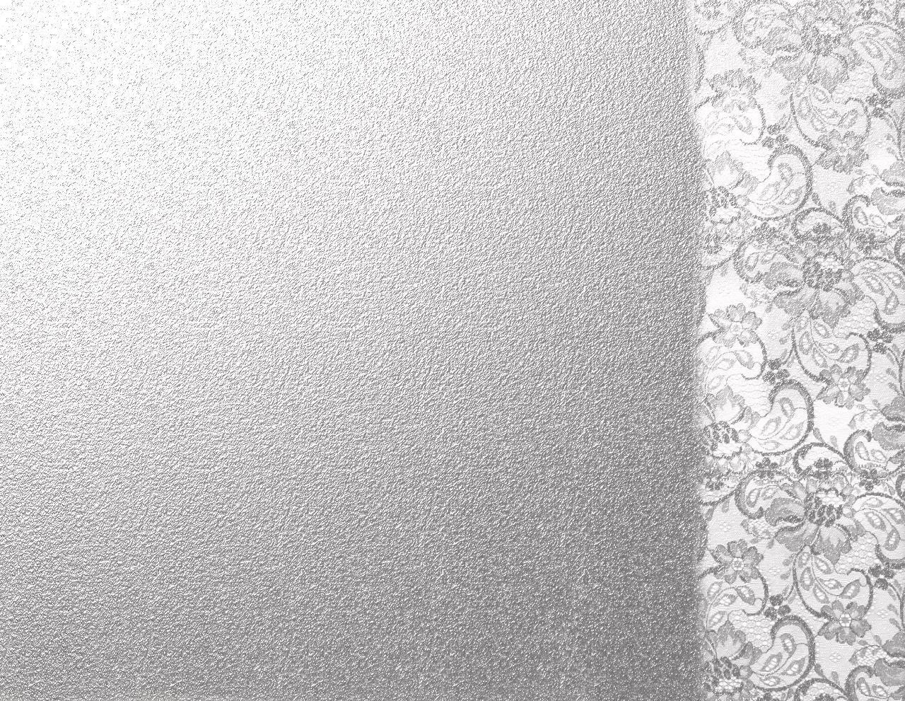 textured silver fabric with lace