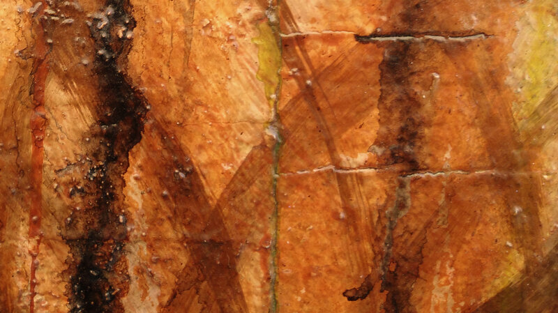 Textured Stone Surface — Brown