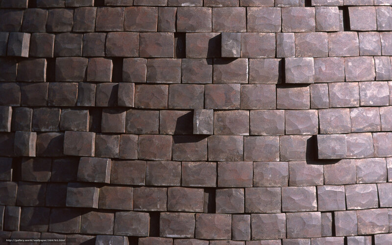 Textured Stone Wall — Gray